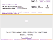 Tablet Screenshot of cipfaannualconference.org.uk